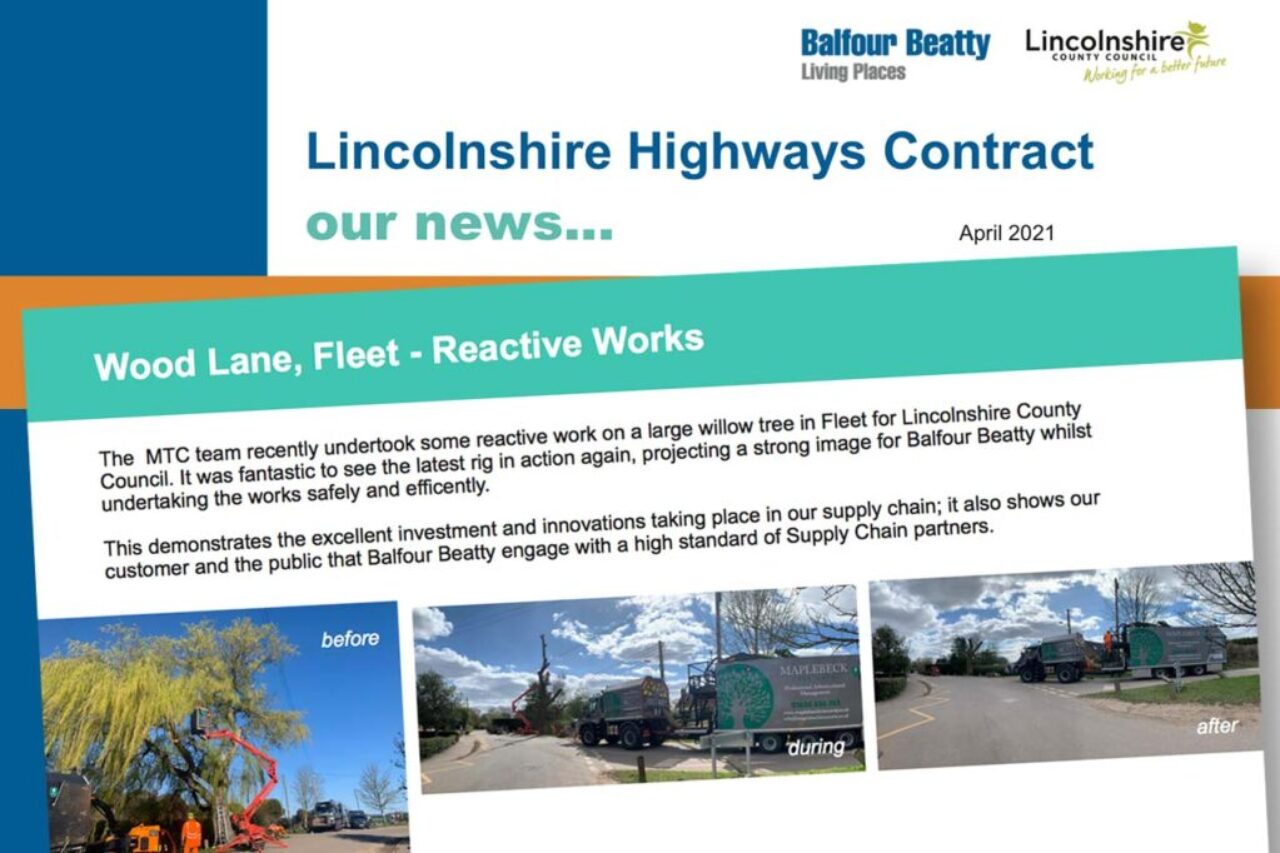 lincolnshire highways contract news